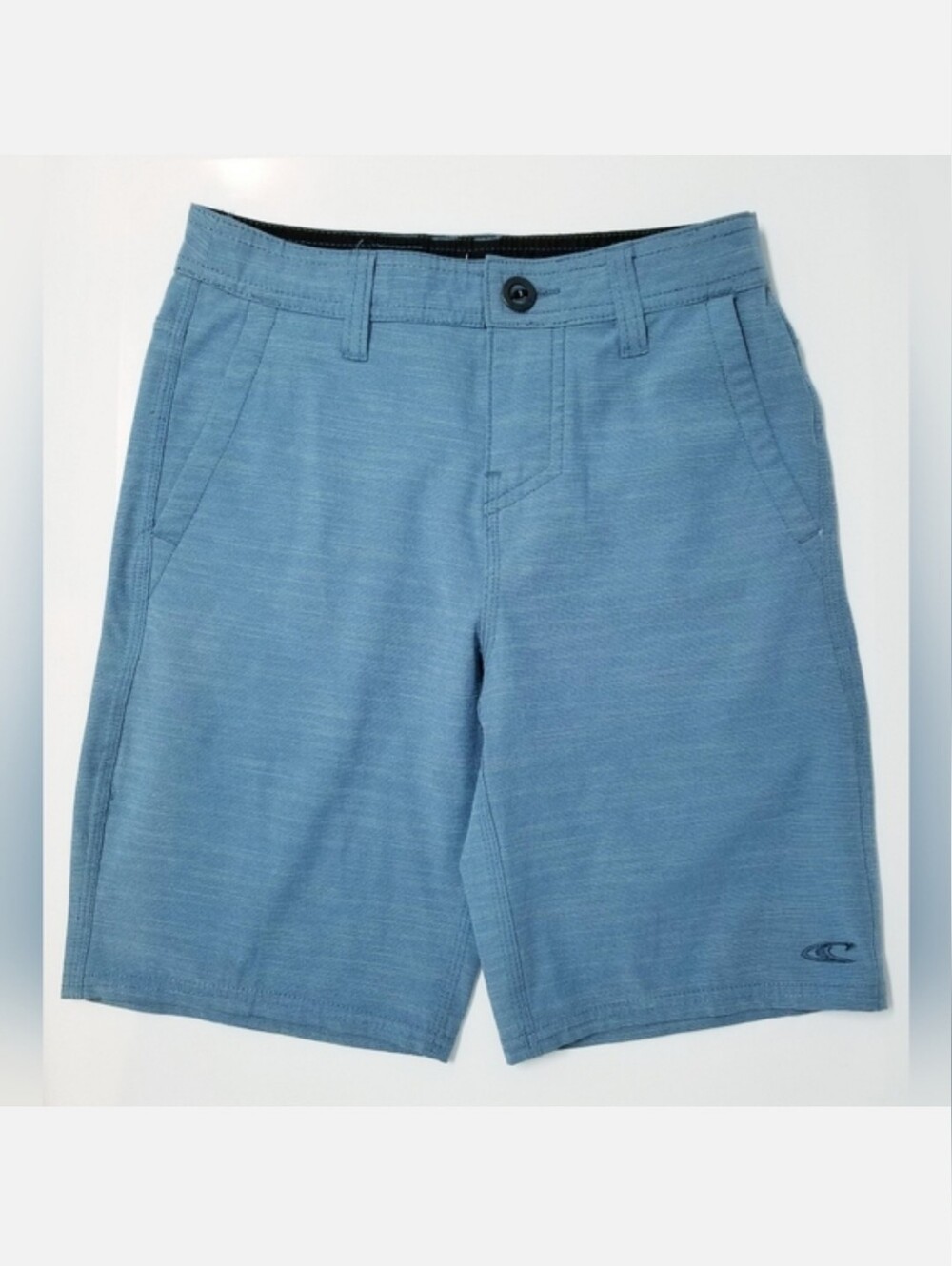 O'Neill Boy's Boardshort Blue Shadow Locked Slub Sz 24 Active Sport Skate